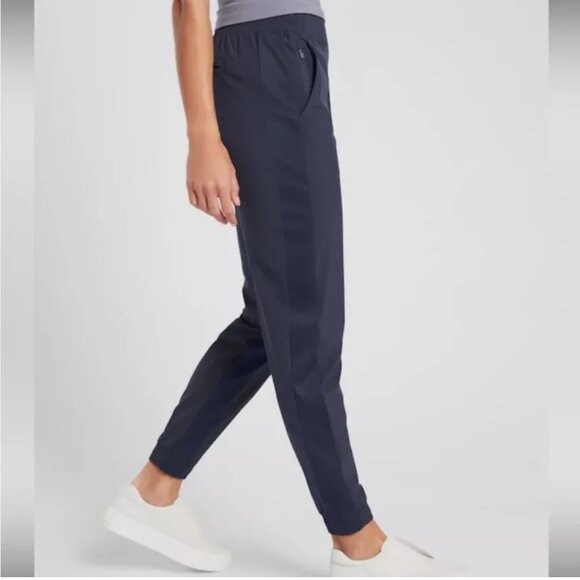 Size 26 (3X) - ATHLETA - Brooklyn Joggers Pants Navy NEW - Picture 3 of 5